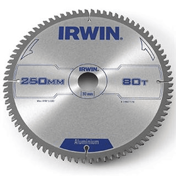 Disco de Serra Circular Corte de Aluminio IRWIN  5
