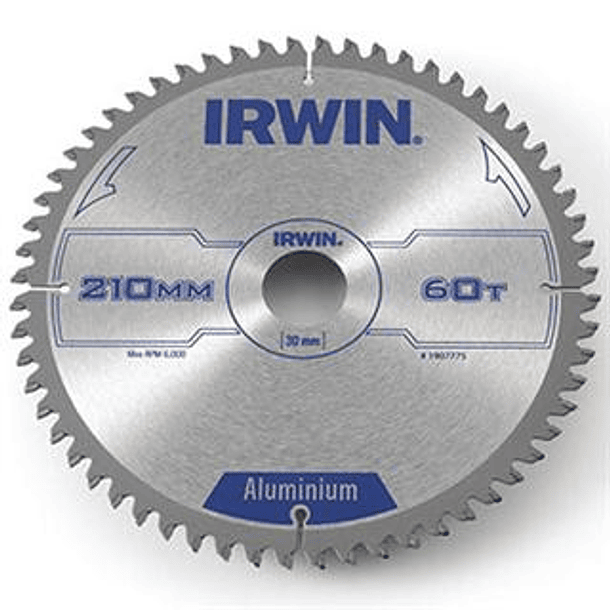Disco de Serra Circular Corte de Aluminio IRWIN  4