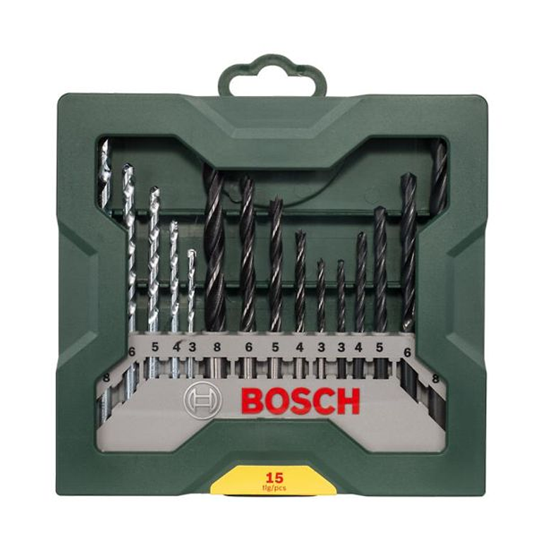 Set de 15 brocas Mini X-Line BOSCH DIY 1