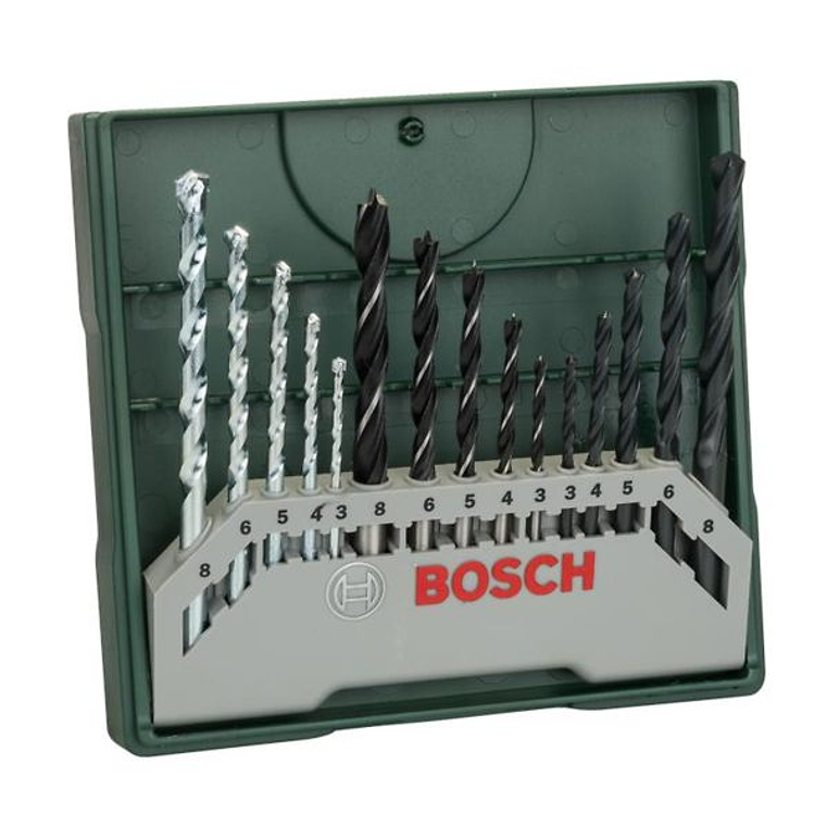 Set de 15 brocas Mini X-Line BOSCH DIY 2