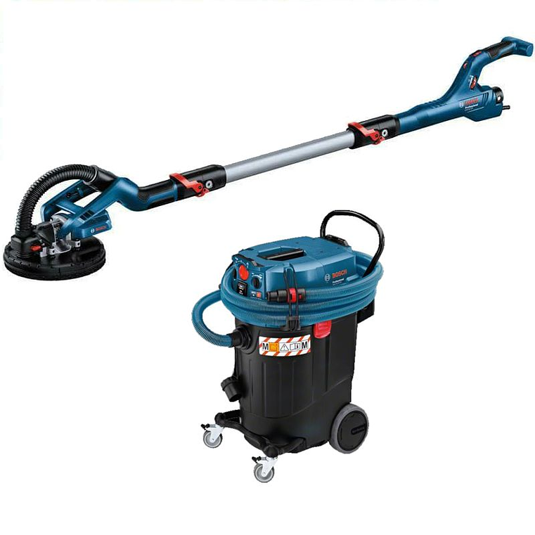 Conjunto de Lixadora de Paredes e Tectos (Girafa) GTR 55-225 + Aspirador BOSCH  4