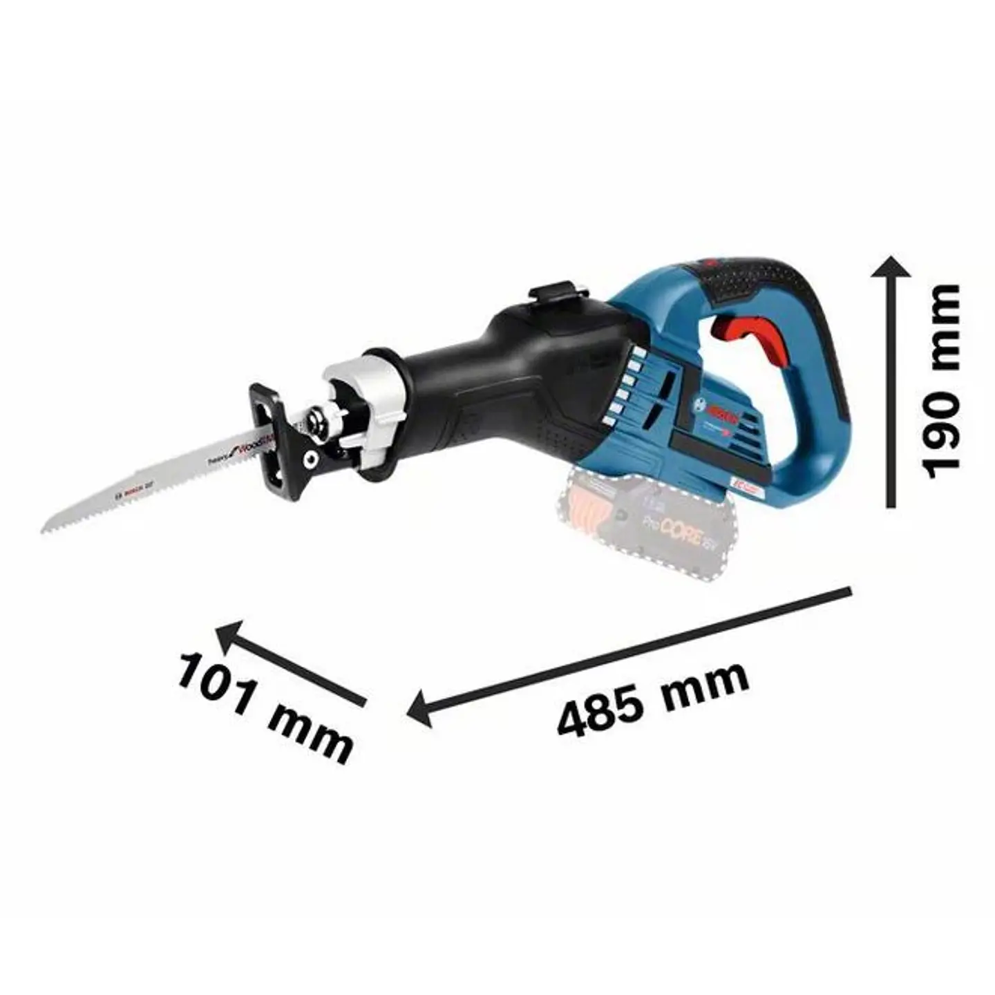 Serra Sabre sem fio GSA 18V-32 BOSCH 2