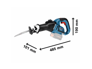 Serra Sabre sem fio GSA 18V-32 + 2 Baterias 18V 5.0Ah BOSCH 