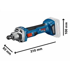 Retificadora direita sem fio GGS 18V-20 BOSCH