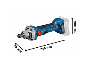 Retificadora direita sem fio GGS 18V-20 BOSCH