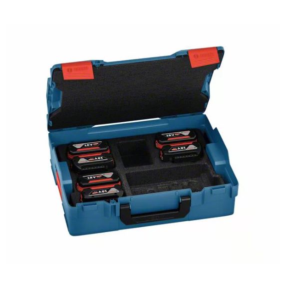 Pack de 6 Baterias 18V 4.0Ah + Mala L-BOXX BOSCH 3