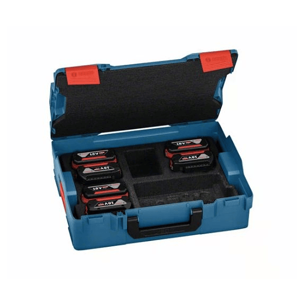 Pack de 6 Baterias 18V 4.0Ah + Mala L-BOXX BOSCH 3