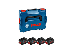 Pack de 4 Baterias ProCORE18V 5.5Ah + Mala L-BOXX BOSCH