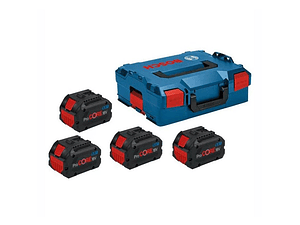 Pack de 4 Baterias ProCORE18V 5.5Ah + Mala L-BOXX BOSCH