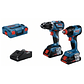 Conjunto de Aparafusadoras Sem Fio GDX 18V-210 C + GSR 18V-60 C BOSCH - Miniatura 1