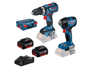 Conjunto de Aparafusadoras Sem Fio GDS 18V-210 C + GSB 18V-60 C BOSCH