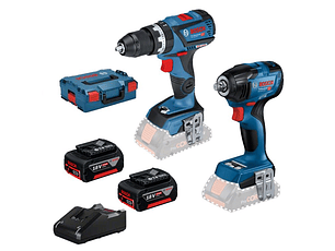 Conjunto de Aparafusadoras Sem Fio GDS 18V-210 C + GSB 18V-60 C BOSCH