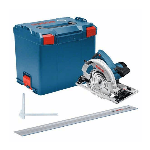 Serra circular manual GKS 85 G + Guia FSN 1400 BOSCH 1