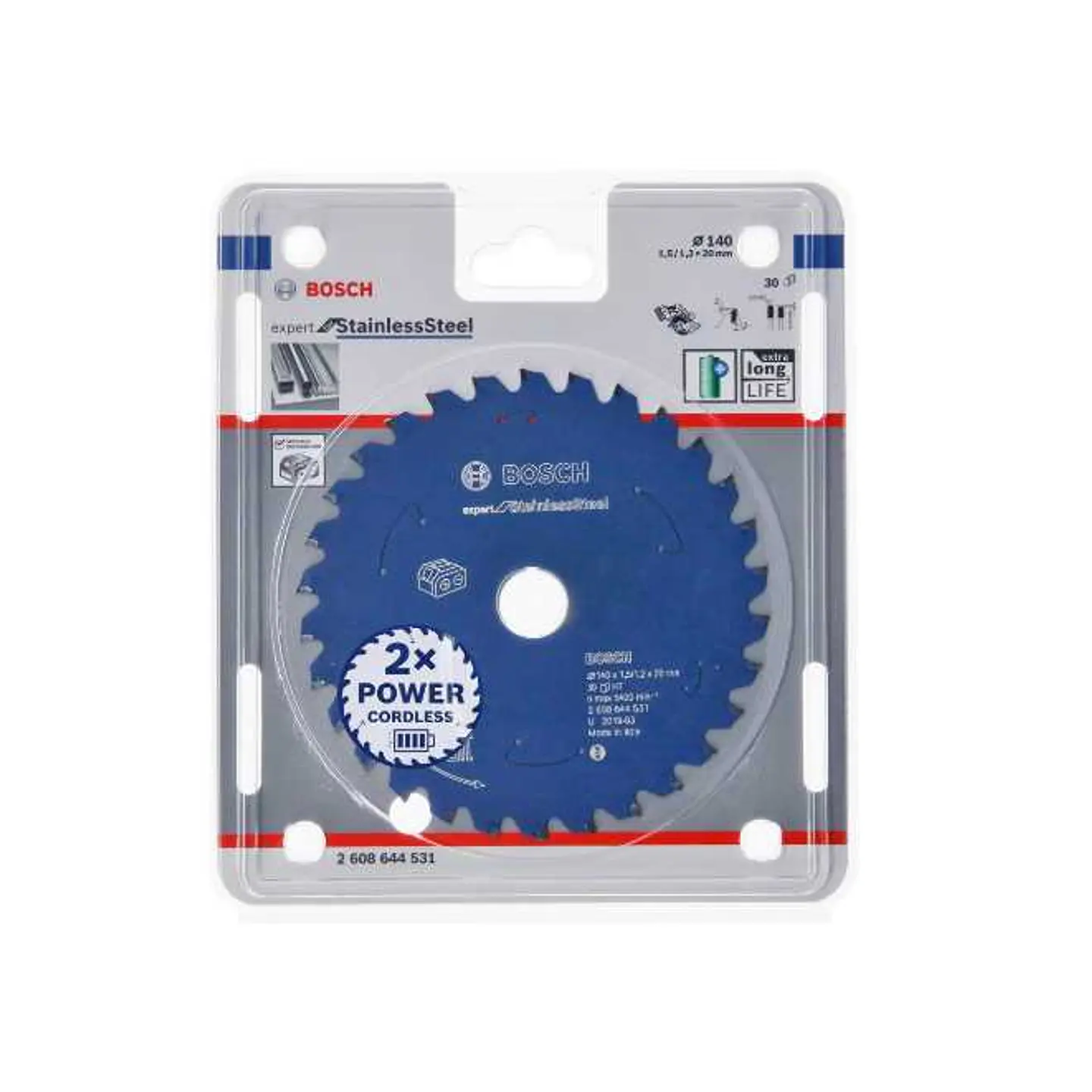 Disco de Serra Circular para Serras a Bateria EXPERT FOR STAINLESS STEEL BOSCH 2