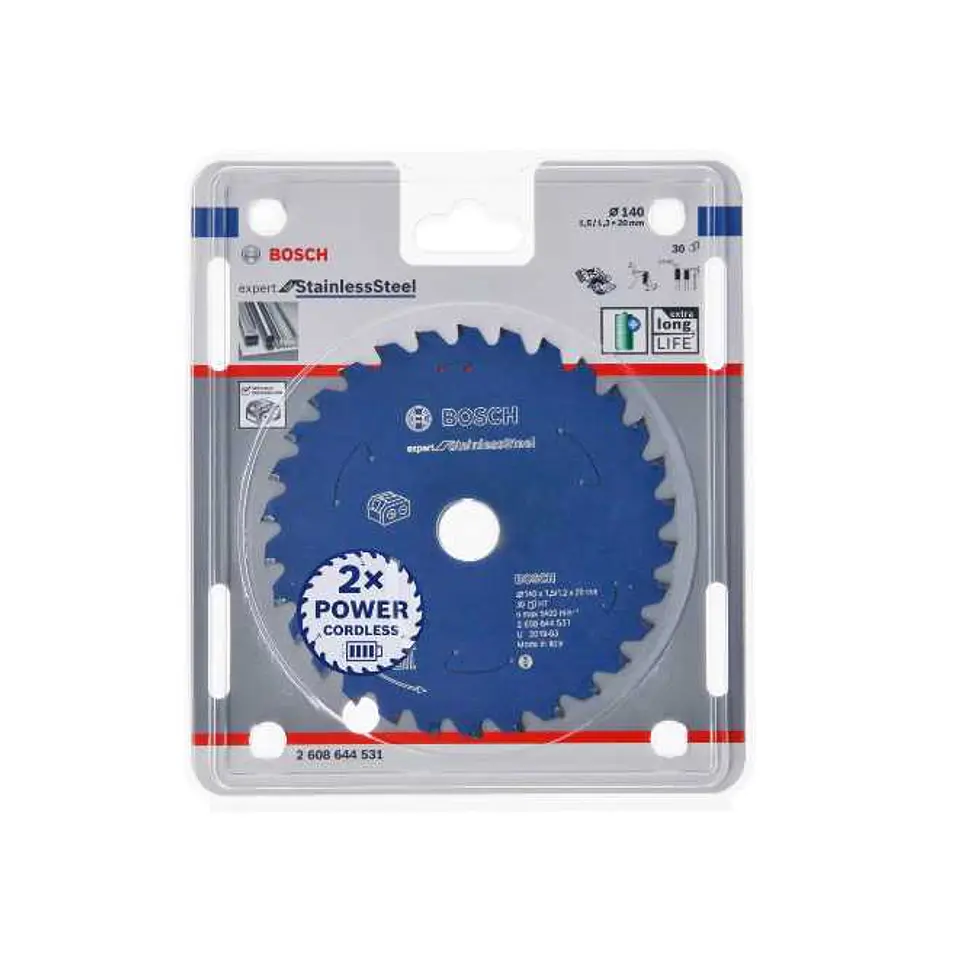Disco de Serra Circular para Serras a Bateria EXPERT FOR STAINLESS STEEL BOSCH 2
