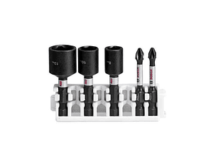 Conjunto de Chaves Sextavadas e Pontas de Aparafusar IMPACT CONTROL BOSCH