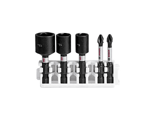 Conjunto de Chaves Sextavadas e Pontas de Aparafusar IMPACT CONTROL BOSCH
