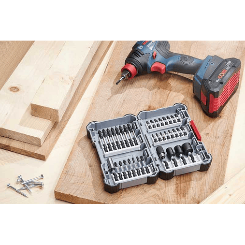 Conjunto de Chaves Sextavadas e Pontas de Aparafusar IMPACT CONTROL BOSCH 3