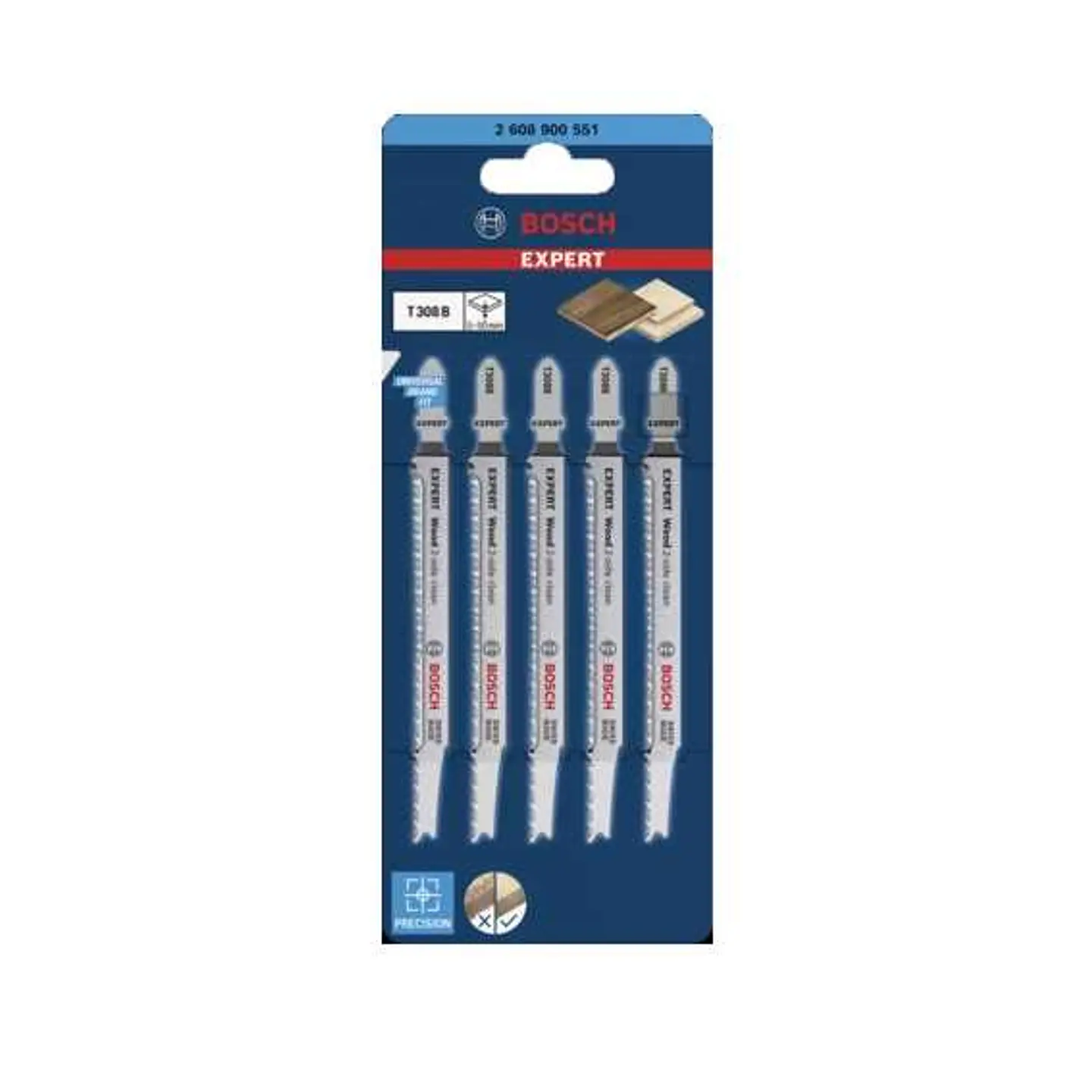 Laminas de serra vertical T308 B EXPERT ‘WOOD 2-SIDE CLEAN’ BOSCH 4