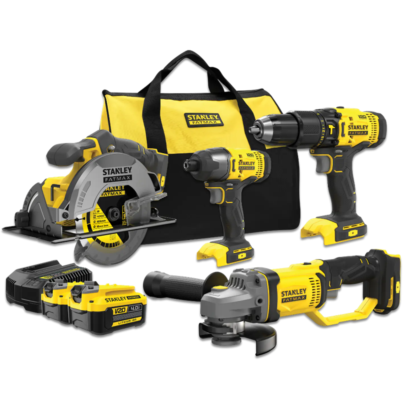 Kit 4 Maquinas Power Kit V20 SFMCK469M2 FATMAX STANLEY 1