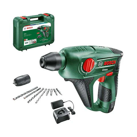 Martelo perfurador sem fio 12V Uneo BOSCH DIY