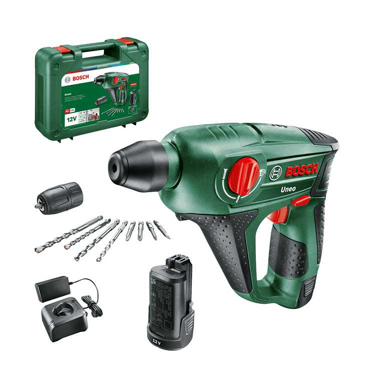 Martelo perfurador sem fio 12V Uneo BOSCH DIY 3