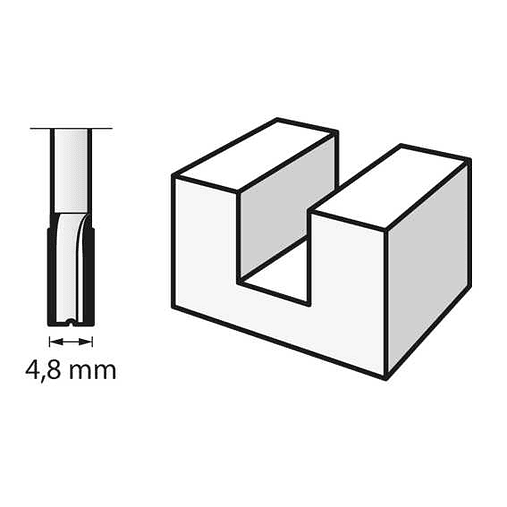 Fresa HSS de 4.8mm (652) DREMEL 2