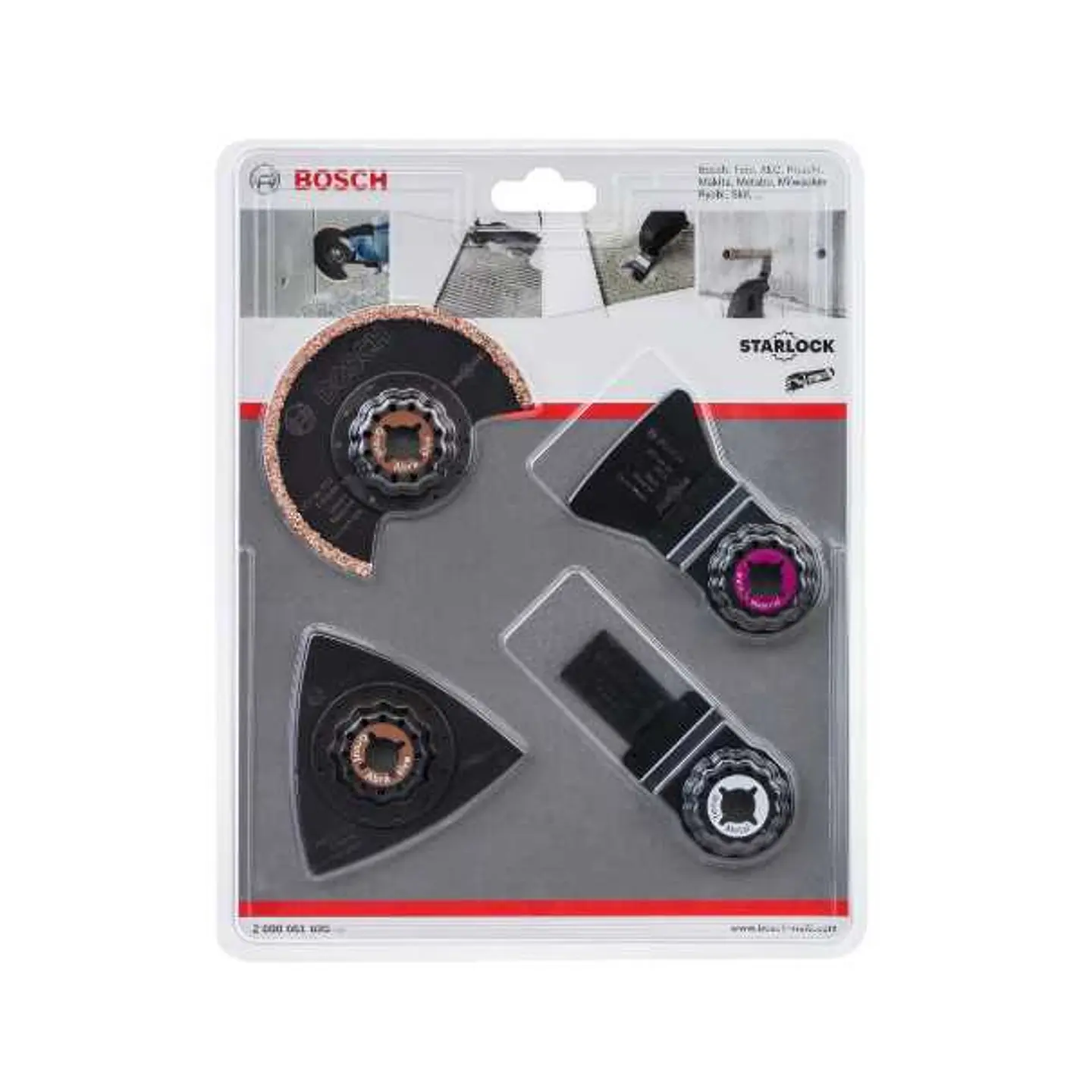 Conjunto para Azulejo para Multiferramentas (4 Pcs) BOSCH 2