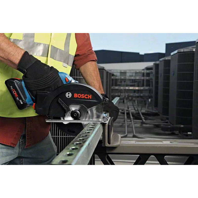 Serra Circular sem fio para metal GKM 18V-50 + 2x 18V 5.0Ah + L-BOXX 238 BOSCH 4