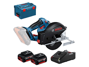 Serra Circular sem fio para metal GKM 18V-50 + 2x 18V 5.0Ah + L-BOXX 238 BOSCH