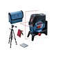 Nivel Laser combinado Linhas vermelhas GCL 2-50 C + Tripe BT 150 BOSCH - Thumbnail 1