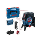 Nivel Laser combinado Linhas vermelhas GCL 2-50 C + 1 Bateria 12V 2.0Ah BOSCH - Thumbnail 1