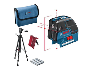 Laser combinado linhas vermelhas GCL 25 + Tripé BT 150 BOSCH