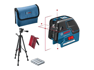Laser combinado linhas vermelhas GCL 25 + Tripé BT 150 BOSCH