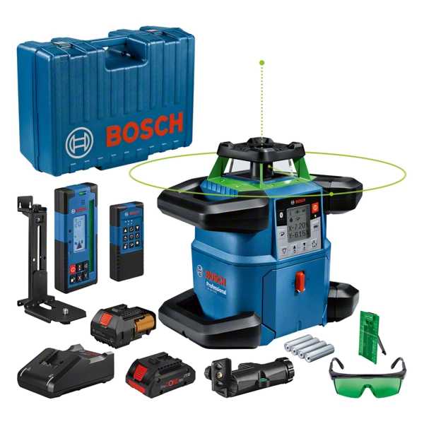 Nivel Laser Rotativo GRL 650 CHVG com 1 Bateria ProCORE18V 4Ah BOSCH