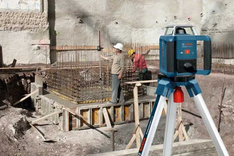 Nivel Laser Rotativo GRL 400 H + LR 1 + BT 170 HD + GR 240 BOSCH 3