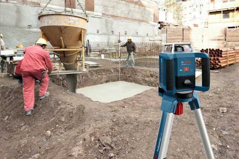 Nivel Laser Rotativo GRL 400 H + LR 1 + BT 170 HD + GR 240 BOSCH 4