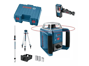 Nivel Laser Rotativo GRL 400 H + LR 1 + BT 170 HD + GR 240 BOSCH