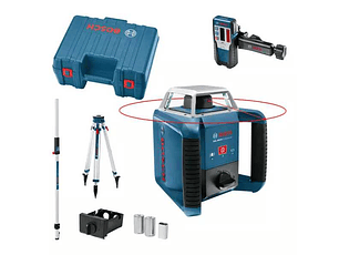 Nivel Laser Rotativo GRL 400 H + LR 1 + BT 170 HD + GR 240 BOSCH