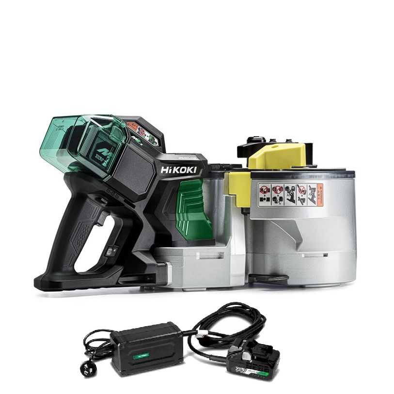 Cortador/Dobrador de varas de ferro a bateria HIKOKI + Adaptador A/C HIKOKI