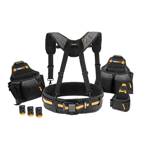 Conjunto de 5 acessorios para empreiteiro com arnês TB-CT-101-5P TOUGHBUILT 1