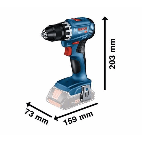 Aparafusadora sem fio GSR 18V-45 BOSCH