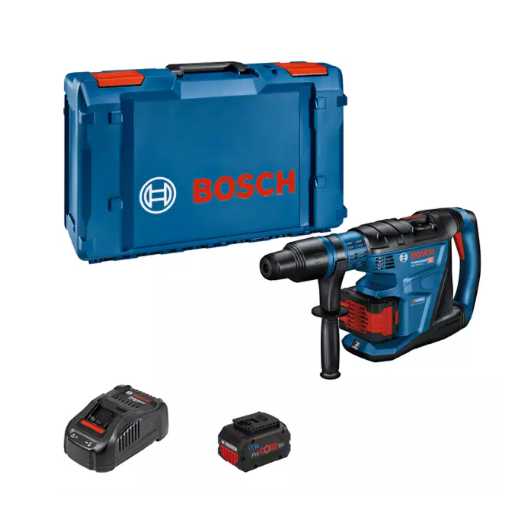 Martelo perfurador sem fio SDS Max BITURBO GBH 18V-40 C + 2x ProCORE18V 8Ah BOSCH