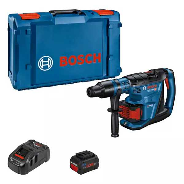 Martelo perfurador sem fio SDS Max BITURBO GBH 18V-40 C + 2x ProCORE18V 5.5Ah BOSCH  1