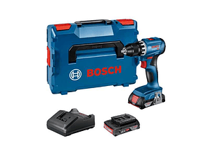 Aparafusadora sem fio GSR 18V-45 + 2x baterias 18V 2.0Ah + Mala L-BOXX BOSCH