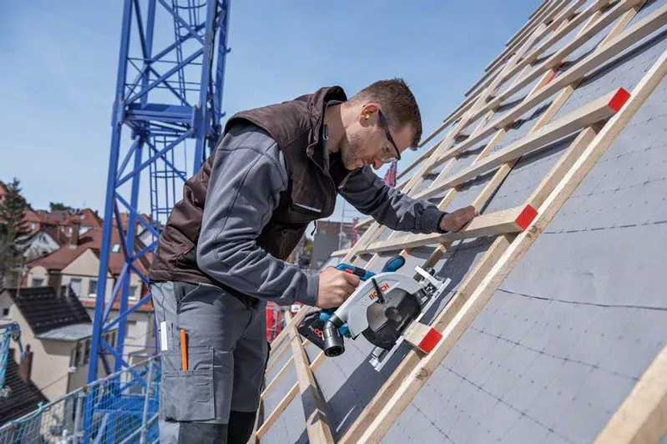 Serra circular sem fio GKS 18V-57-2 + Mala L-BOXX 238 BOSCH 5