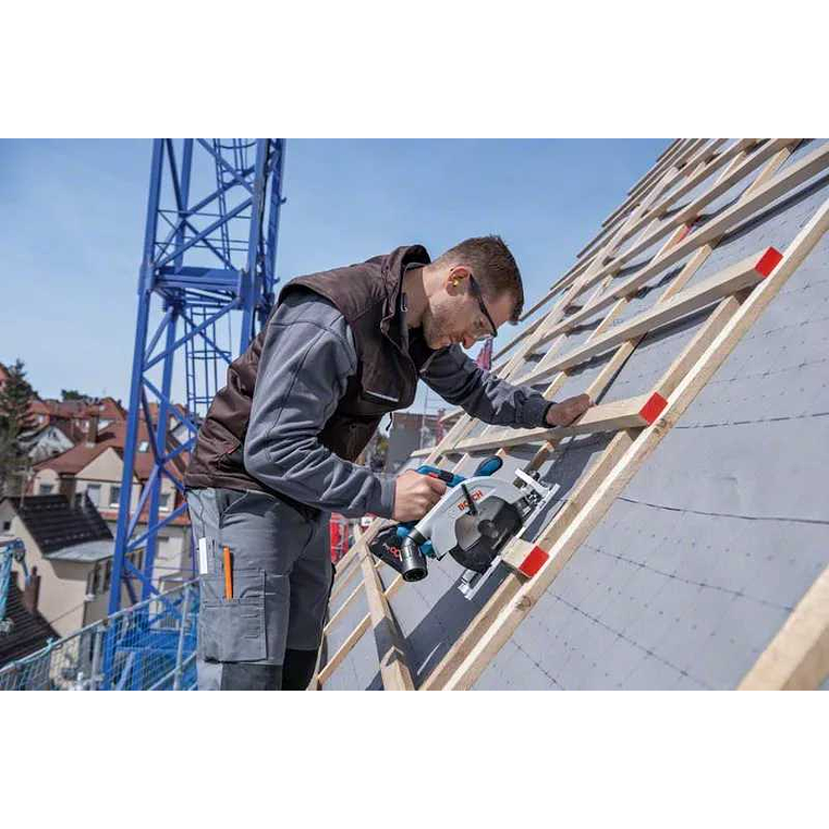 Serra circular sem fio GKS 18V-57-2 + 2x ProCORE18V 5.5Ah + Mala L-BOXX 238 BOSCH 5