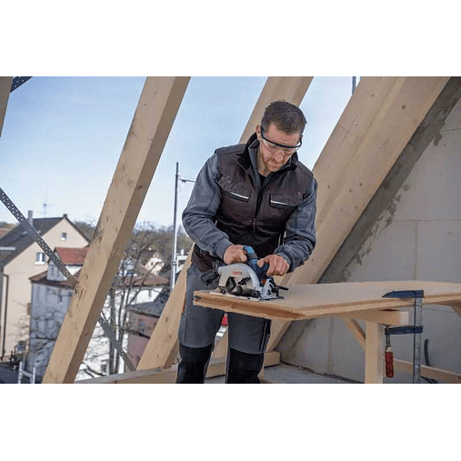 Serra circular sem fio GKS 18V-57-2 + 2x ProCORE18V 5.5Ah + Mala L-BOXX 238 BOSCH 6