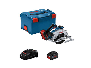 Serra circular sem fio GKS 18V-57-2 + 2x ProCORE18V 5.5Ah + Mala L-BOXX 238 BOSCH