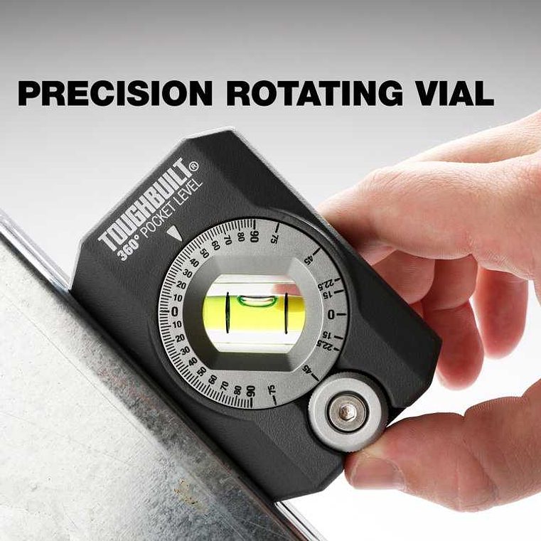 Nivel de Bolso 360º TB-H2-L-4R TOUGHBUILT 3